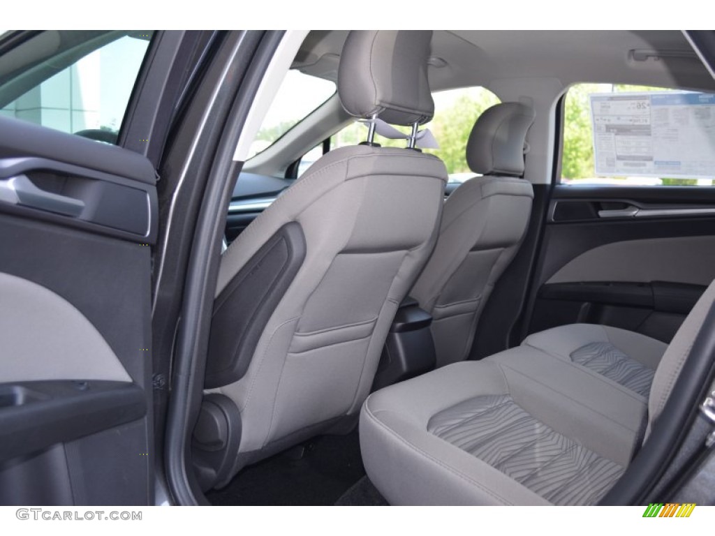 2016 Ford Fusion S Rear Seat Photo #103790272