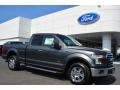 2015 Magnetic Metallic Ford F150 XLT SuperCab  photo #1