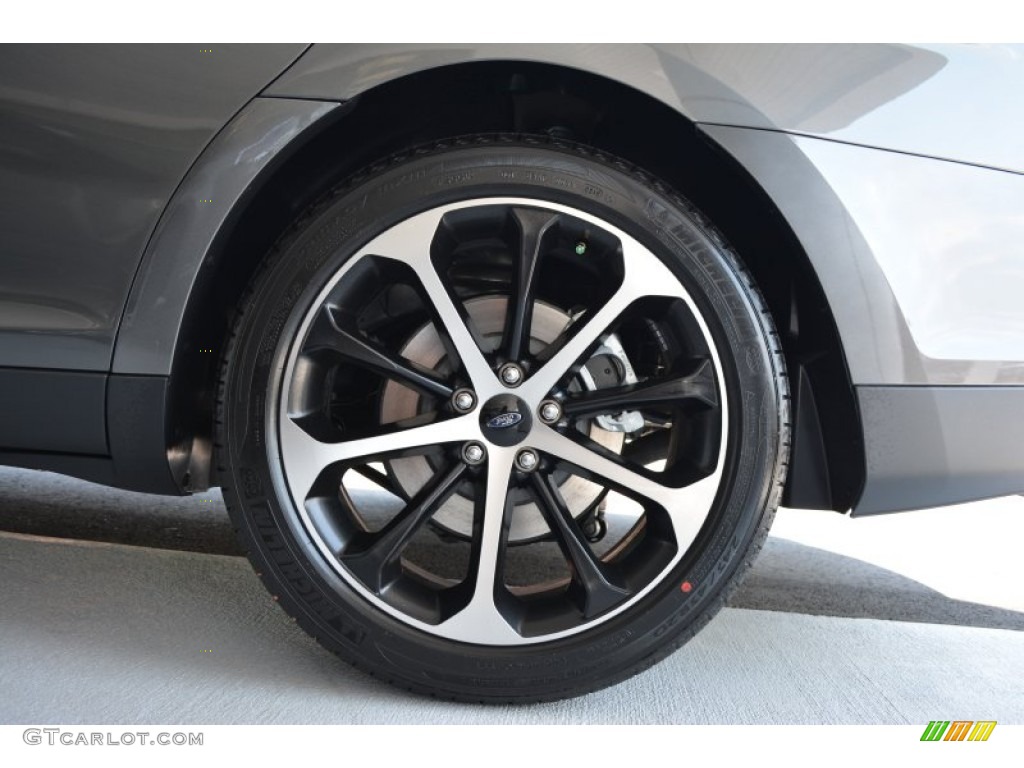 2015 Taurus SEL - Magnetic Metallic / Charcoal Black photo #5