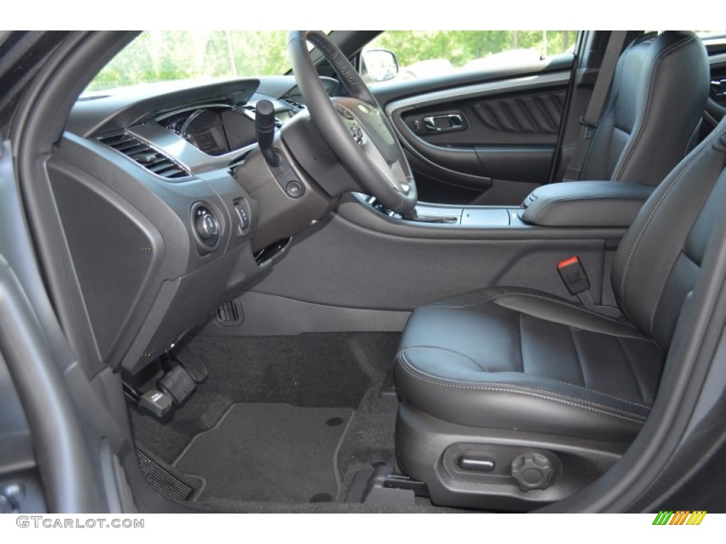 2015 Taurus SEL - Magnetic Metallic / Charcoal Black photo #7