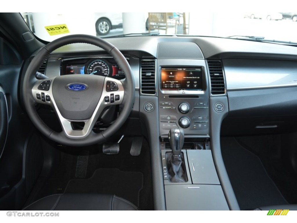 2015 Taurus SEL - Magnetic Metallic / Charcoal Black photo #9