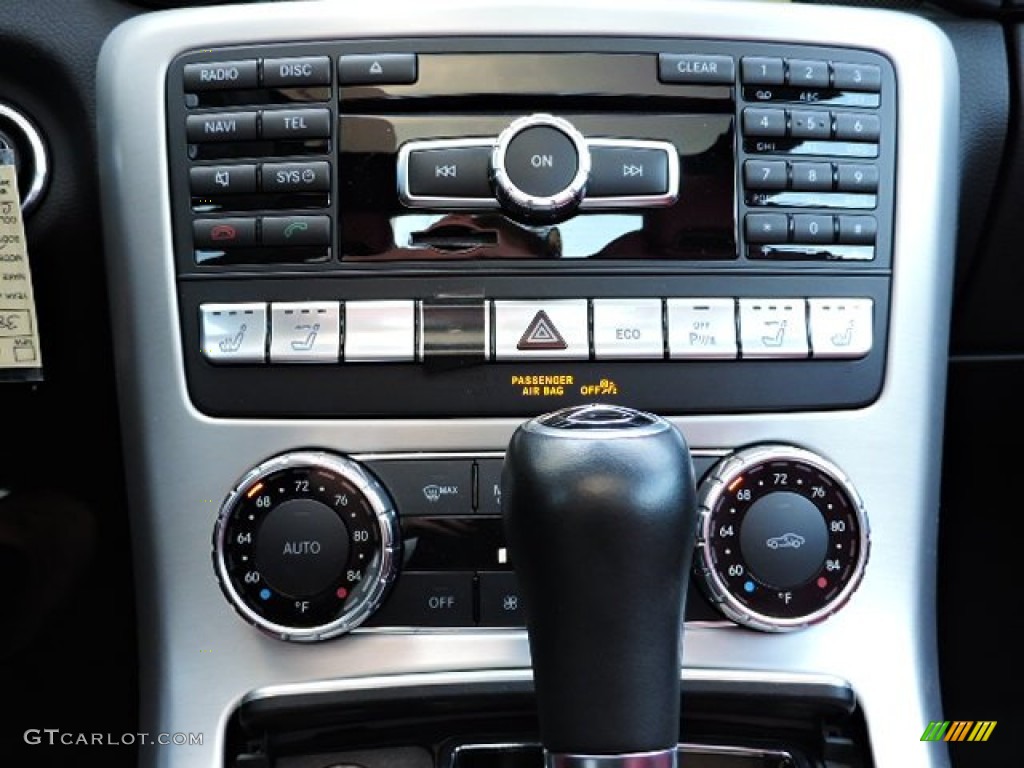 2012 SLK 55 AMG Roadster - Obsidian Black Metallic / Bengal Red photo #15