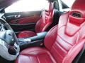 2012 Mercedes-Benz SLK Bengal Red Interior Front Seat Photo