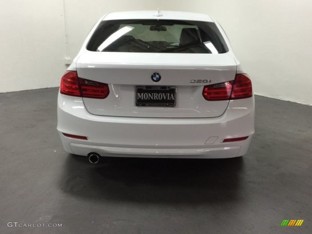 2013 3 Series 320i Sedan - Alpine White / Black photo #6