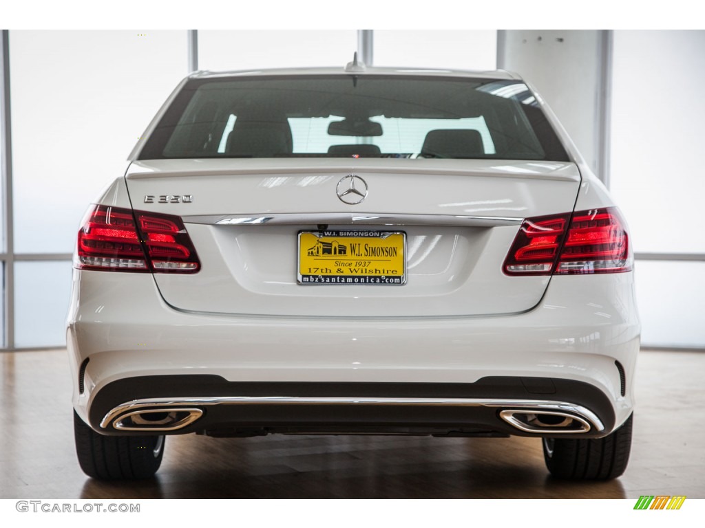 2016 E 350 Sedan - Polar White / Black photo #4