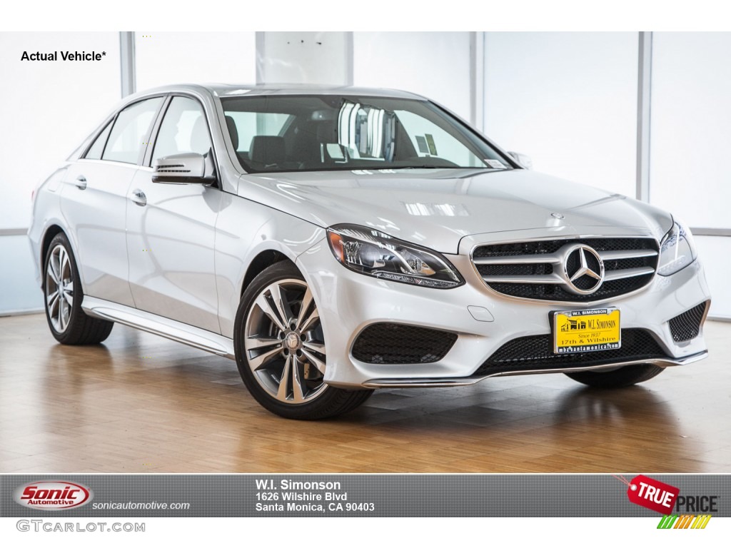 2016 E 350 Sedan - Iridium Silver Metallic / Black photo #1