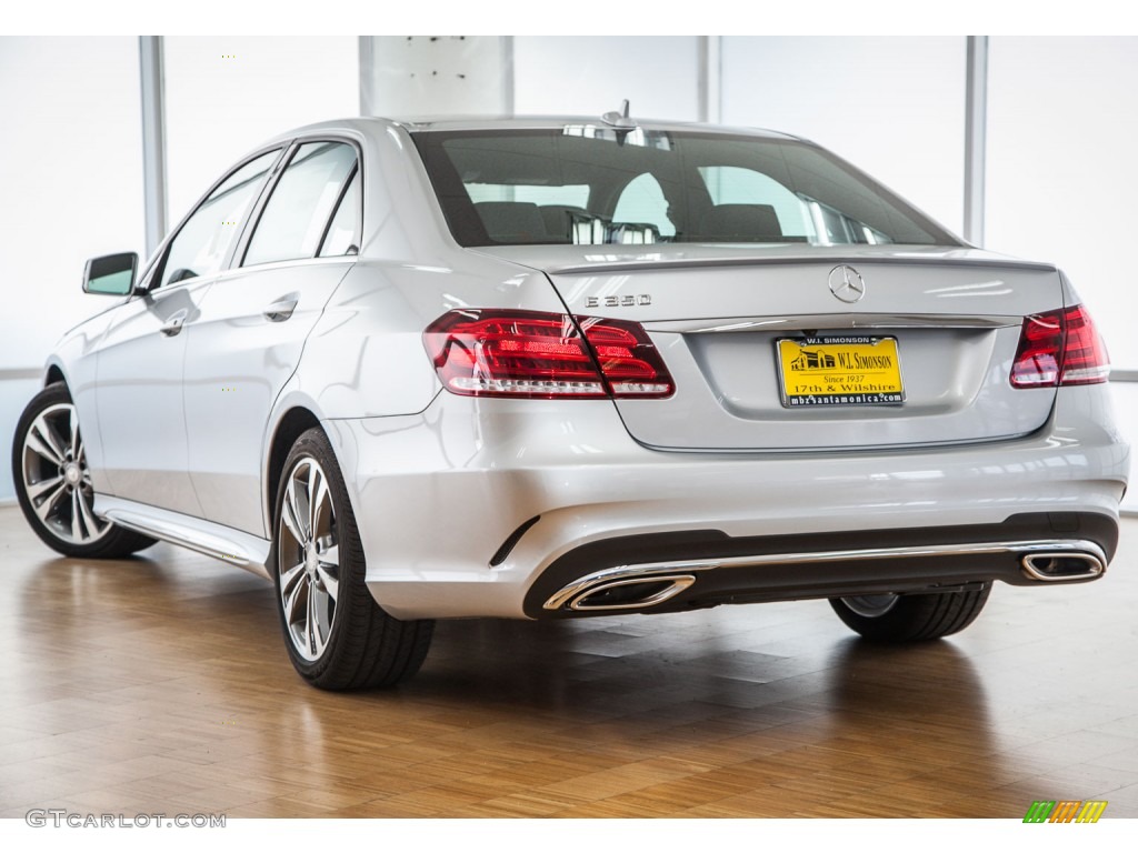 2016 E 350 Sedan - Iridium Silver Metallic / Black photo #3