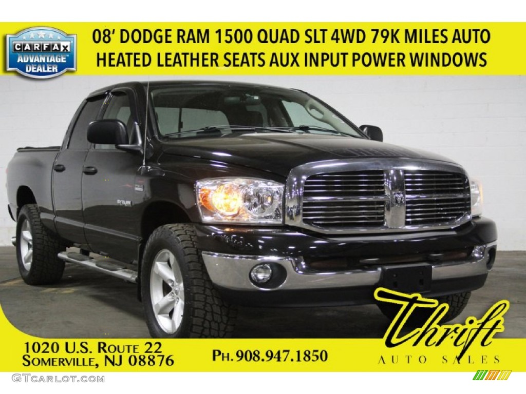 Brilliant Black Crystal Pearl Dodge Ram 1500