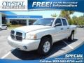 Bright Silver Metallic 2007 Dodge Dakota SLT Quad Cab 4x4