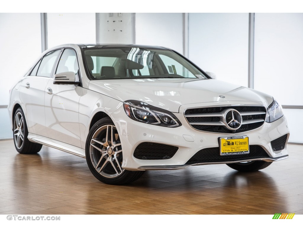 2015 E 400 Sedan - Polar White / Silk Beige/Espresso Brown photo #11