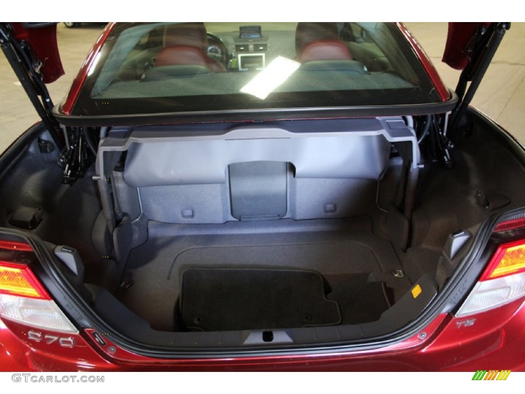 2011 C70 T5 - Flamenco Red Metallic / Cranberry Leather/Off Black photo #25
