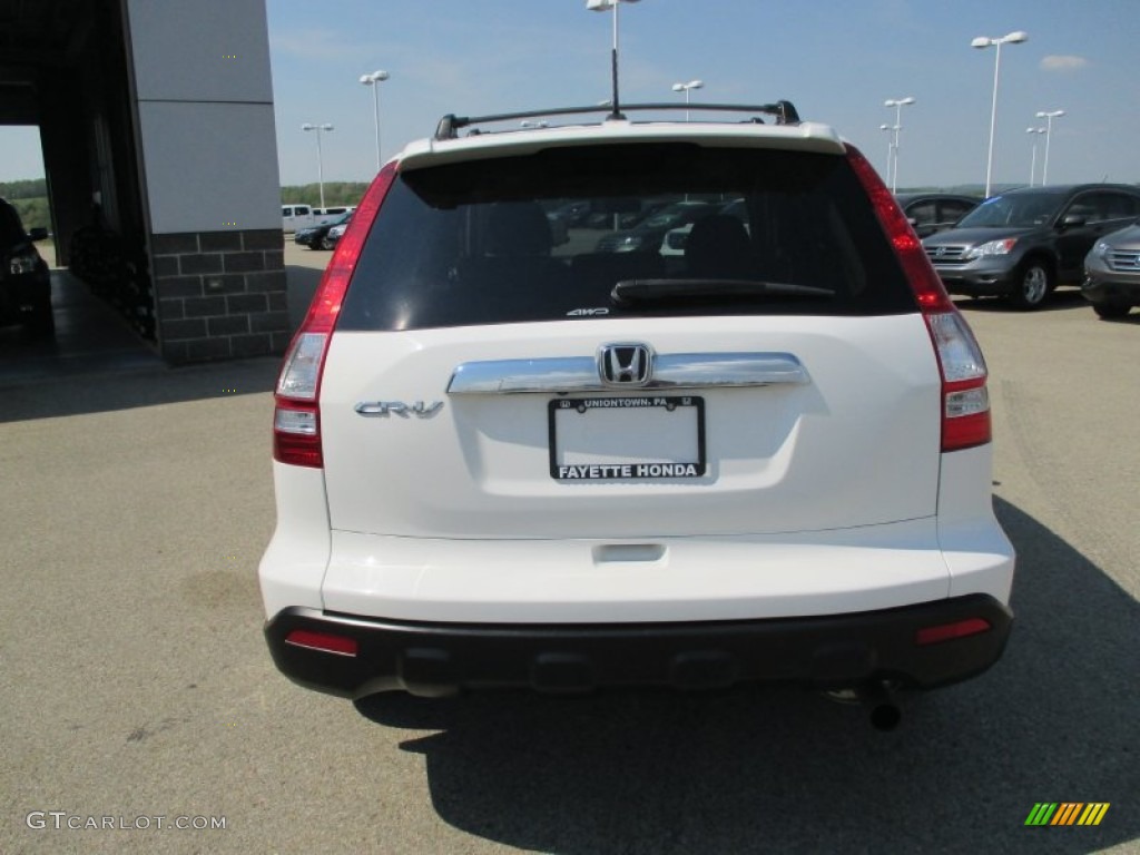 2009 CR-V EX-L 4WD - Taffeta White / Gray photo #3