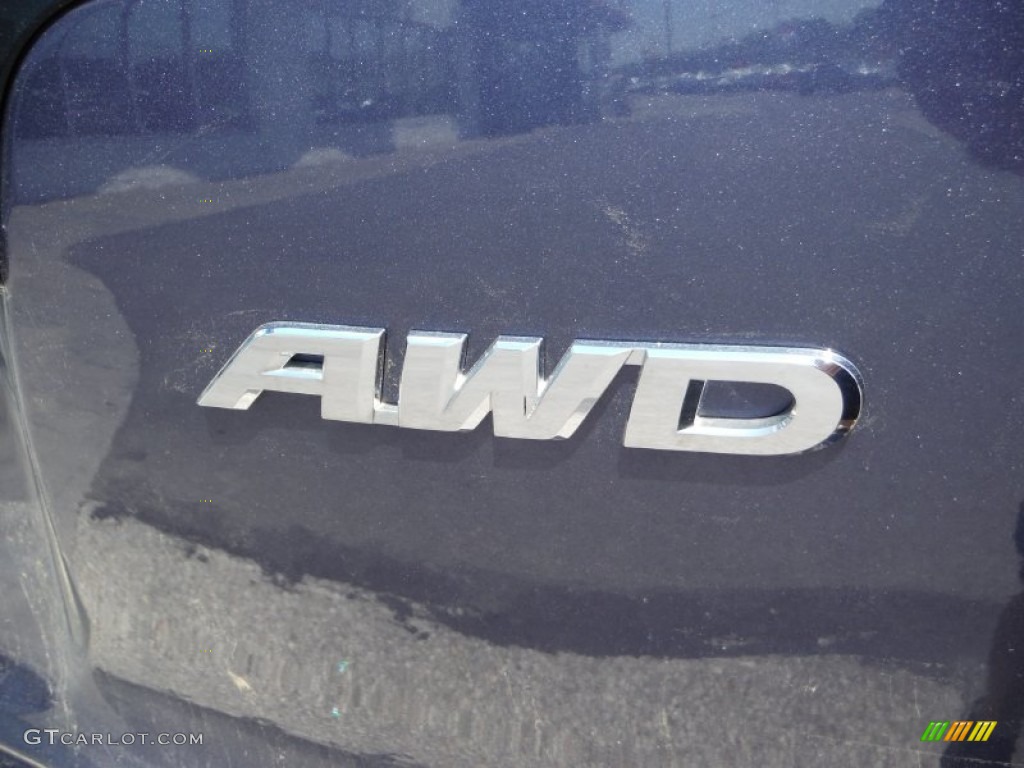 2012 CR-V EX-L 4WD - Twilight Blue Metallic / Gray photo #8