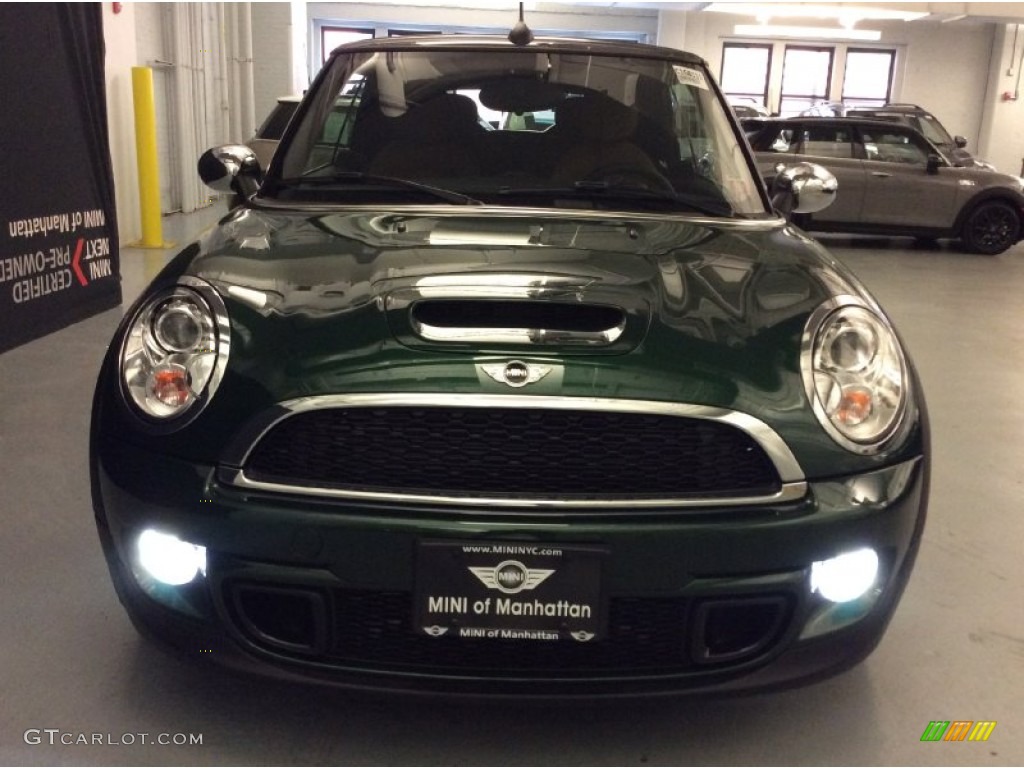 2015 Convertible Cooper S - British Racing Green II Metallic / Lounge Toffee Leather photo #2