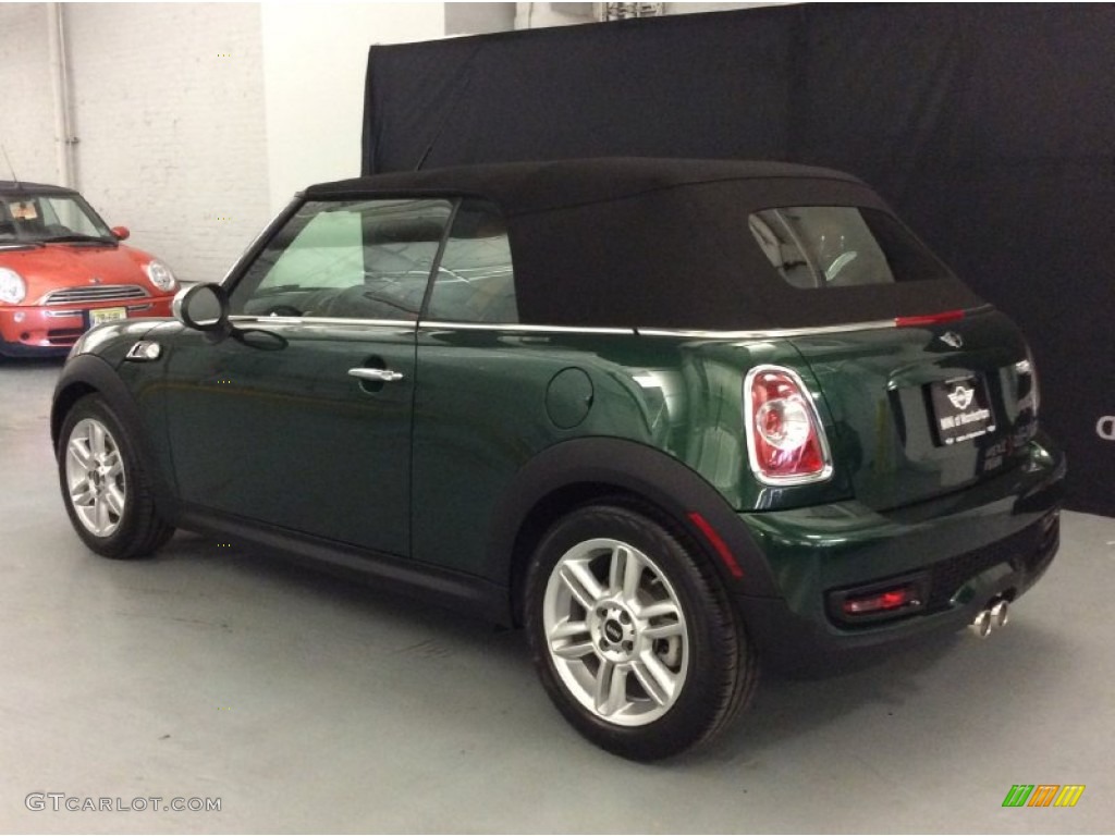 2015 Convertible Cooper S - British Racing Green II Metallic / Lounge Toffee Leather photo #4