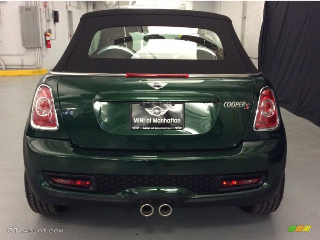 2015 Convertible Cooper S - British Racing Green II Metallic / Lounge Toffee Leather photo #5