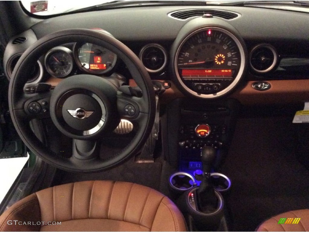 2015 Convertible Cooper S - British Racing Green II Metallic / Lounge Toffee Leather photo #11
