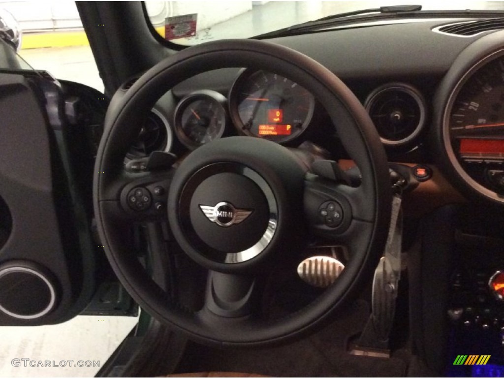 2015 Convertible Cooper S - British Racing Green II Metallic / Lounge Toffee Leather photo #13