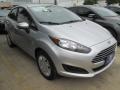 2015 Ingot Silver Metallic Ford Fiesta S Sedan  photo #1