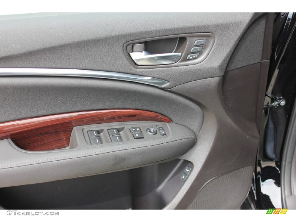 2016 Acura MDX Technology Ebony Door Panel Photo #103809586