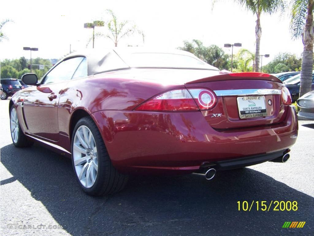 2008 XK XK8 Convertible - Radiance Red Metallic / Caramel photo #3