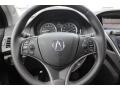 2016 Acura MDX Ebony Interior Steering Wheel Photo