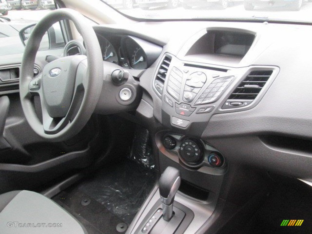 2015 Fiesta S Sedan - Ingot Silver Metallic / Charcoal Black photo #19