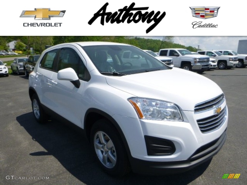 2015 Trax LS AWD - Summit White / Jet Black photo #1