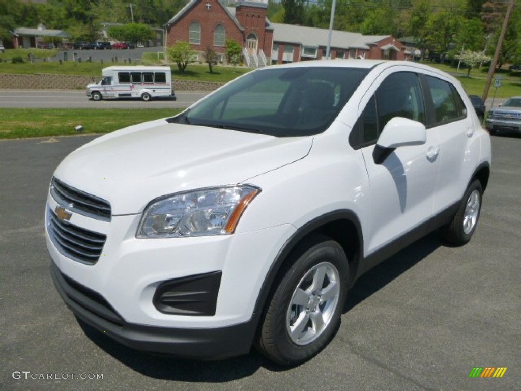 Summit White 2015 Chevrolet Trax LS AWD Exterior Photo #103811203