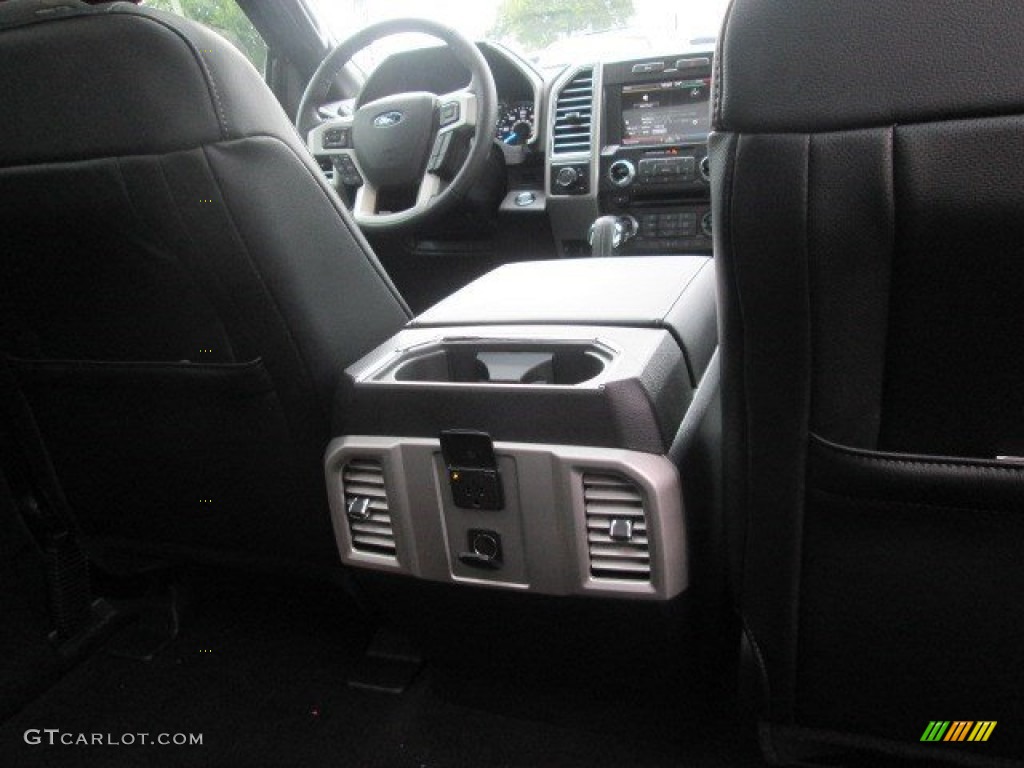 2015 F150 Lariat SuperCrew - Magnetic Metallic / Black photo #23