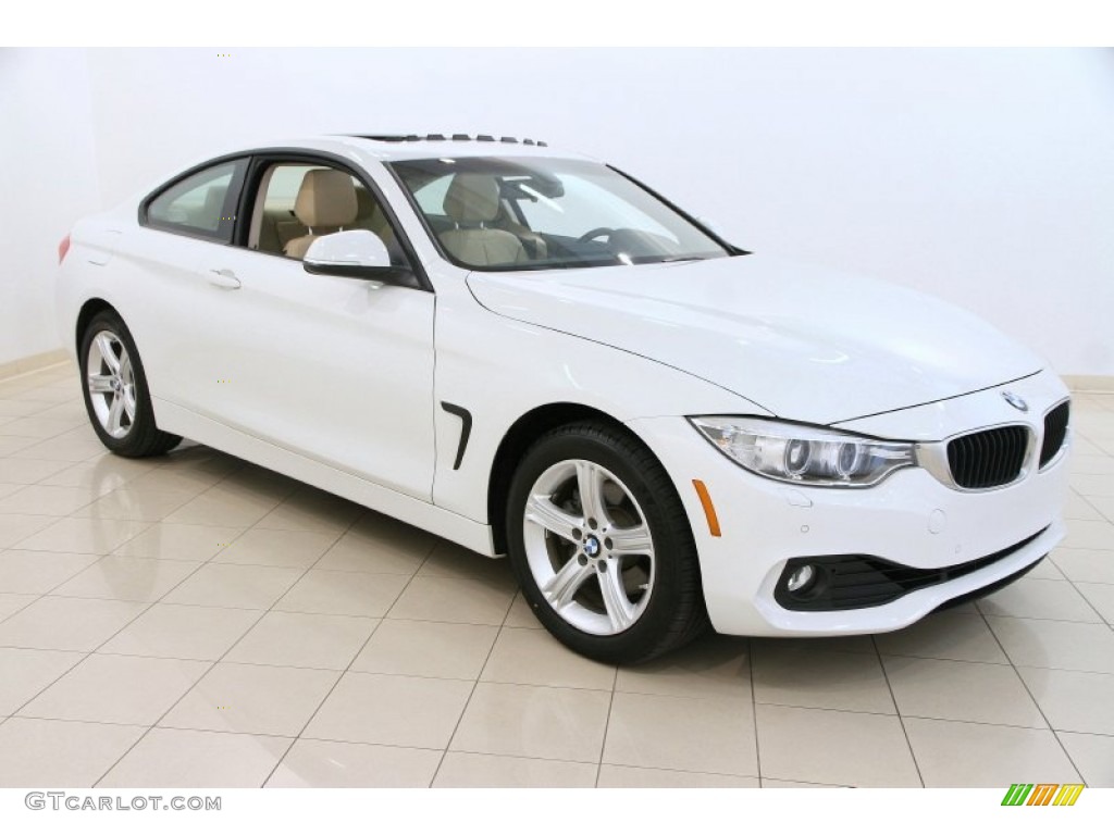 Alpine White 2015 BMW 4 Series 428i xDrive Coupe Exterior Photo #103811842