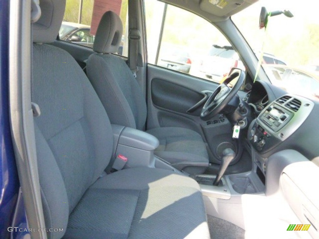 2003 RAV4 4WD - Spectra Blue Mica / Gray photo #11