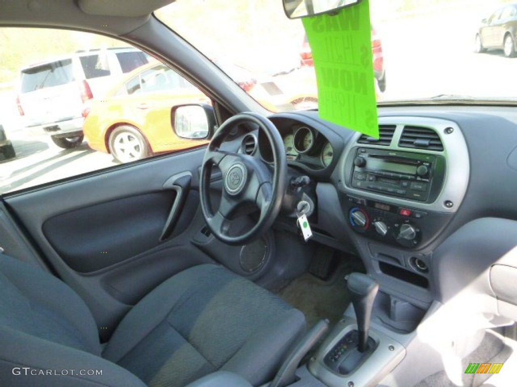 2003 RAV4 4WD - Spectra Blue Mica / Gray photo #12