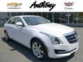 Crystal White Tricoat 2015 Cadillac ATS 3.6 Luxury Sedan