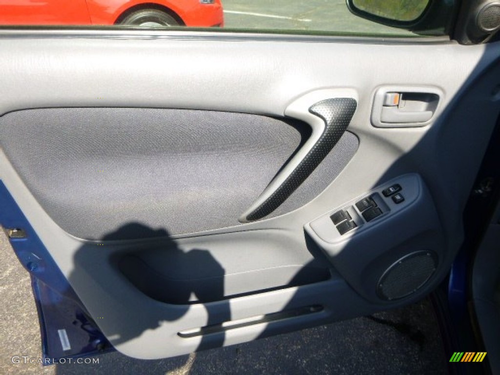 2003 RAV4 4WD - Spectra Blue Mica / Gray photo #15