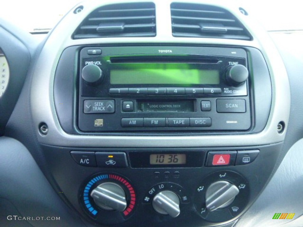 2003 RAV4 4WD - Spectra Blue Mica / Gray photo #18