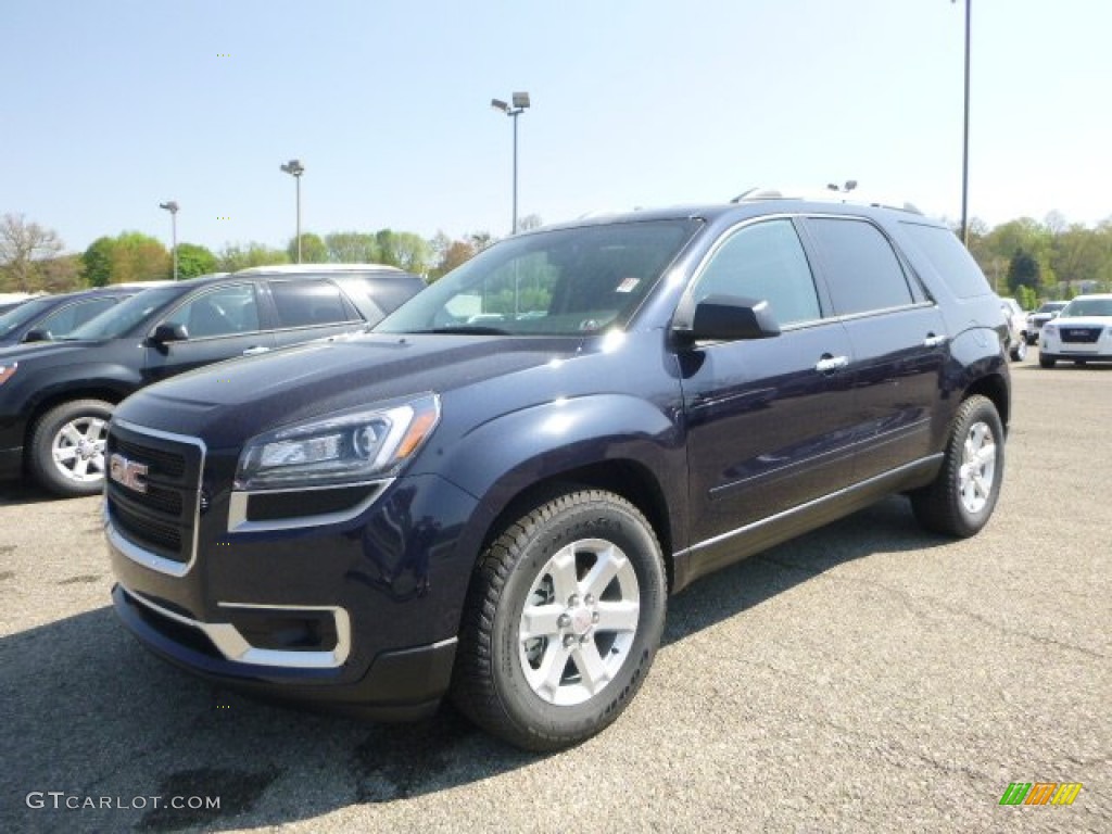 2015 Acadia SLE AWD - Dark Sapphire Blue Metallic / Ebony photo #1