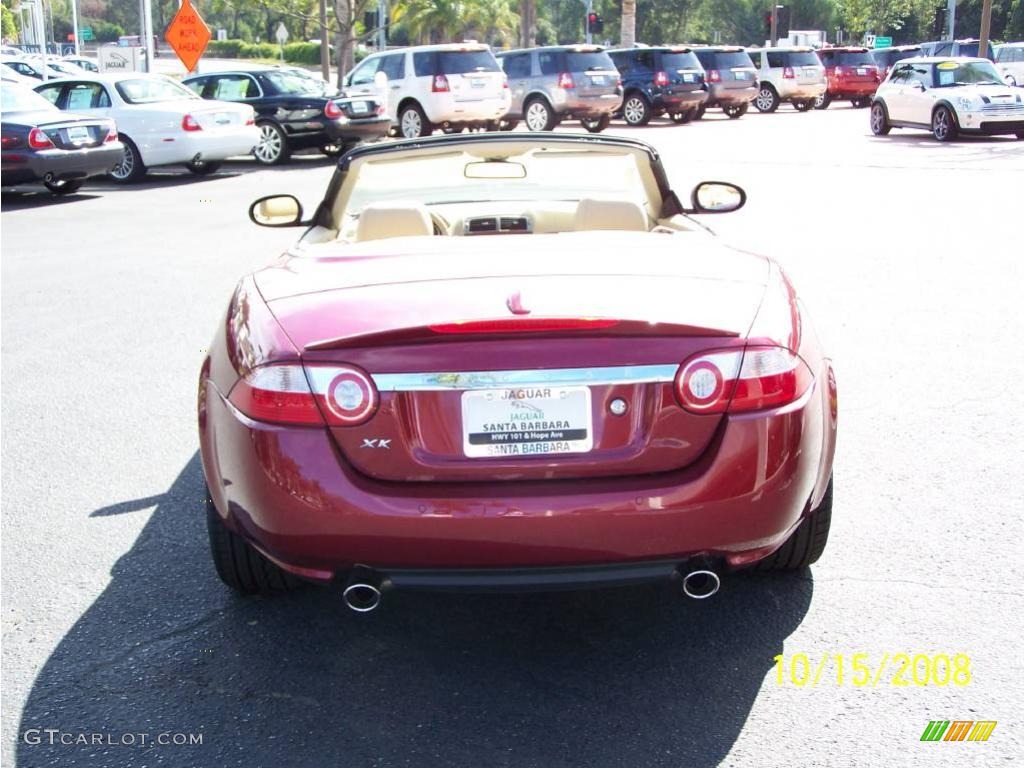 2008 XK XK8 Convertible - Radiance Red Metallic / Caramel photo #10