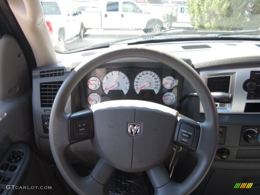 2008 Ram 1500 SLT Quad Cab 4x4 - Mineral Gray Metallic / Medium Slate Gray photo #14