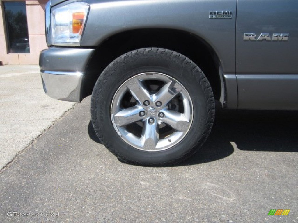 2008 Ram 1500 SLT Quad Cab 4x4 - Mineral Gray Metallic / Medium Slate Gray photo #15