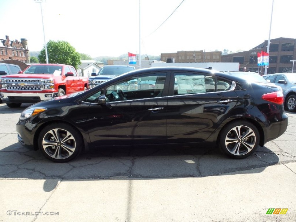 2015 Forte EX - Aurora Black / Gray Two Tone photo #6