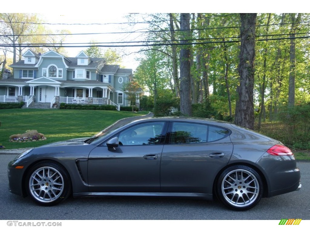 2015 Panamera 4 - Agate Grey Metallic / Black photo #3