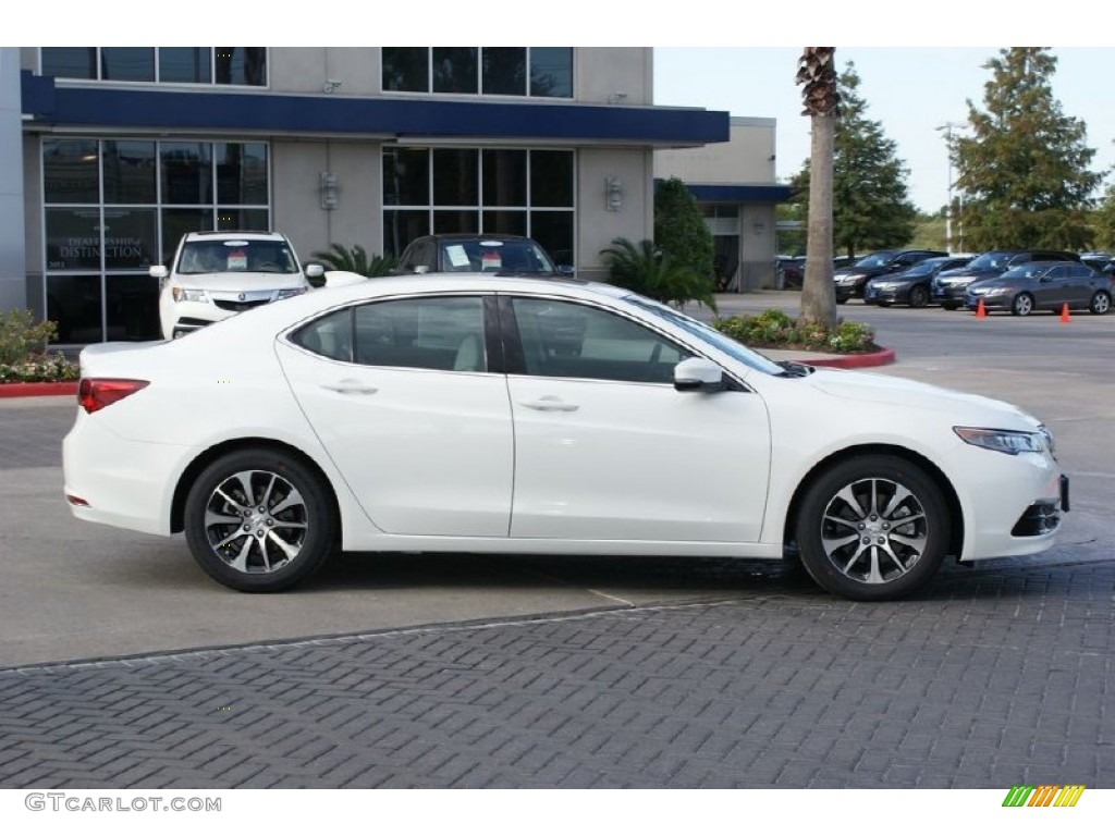 2015 TLX 2.4 - Bellanova White Pearl / Graystone photo #8