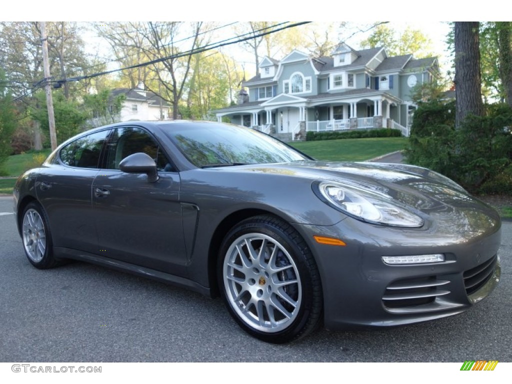 2015 Panamera 4 - Agate Grey Metallic / Black photo #7