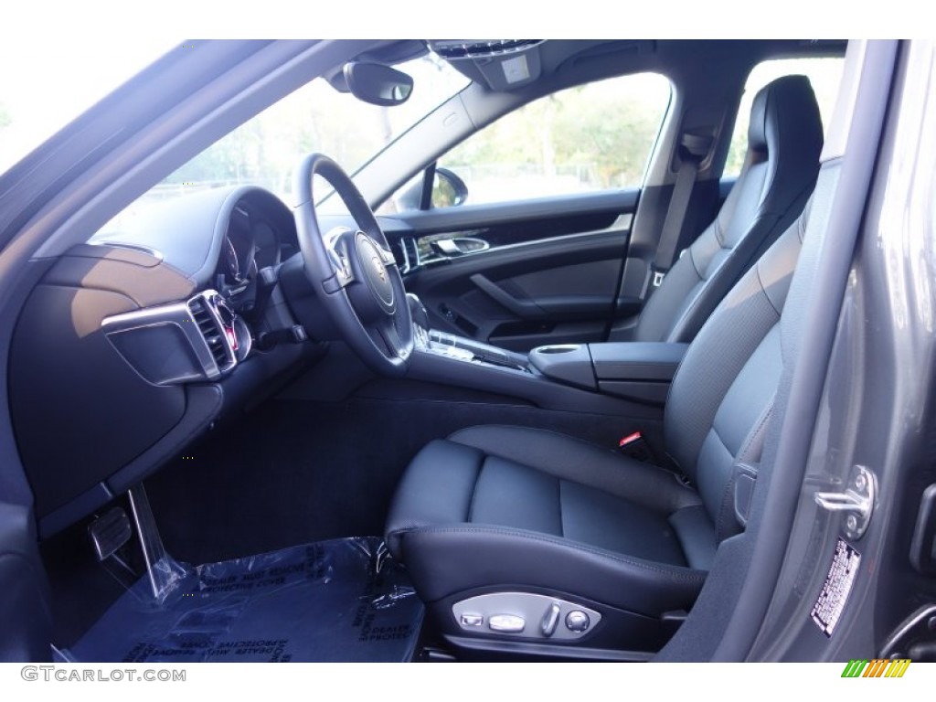 2015 Panamera 4 - Agate Grey Metallic / Black photo #12