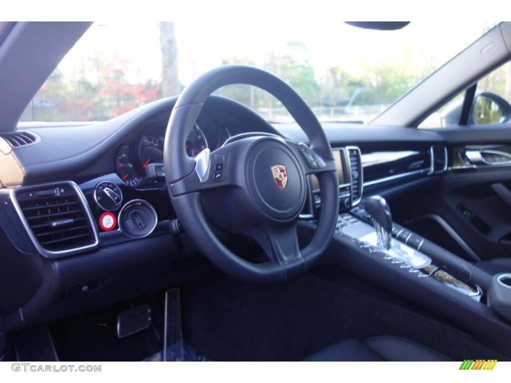 2015 Panamera 4 - Agate Grey Metallic / Black photo #13