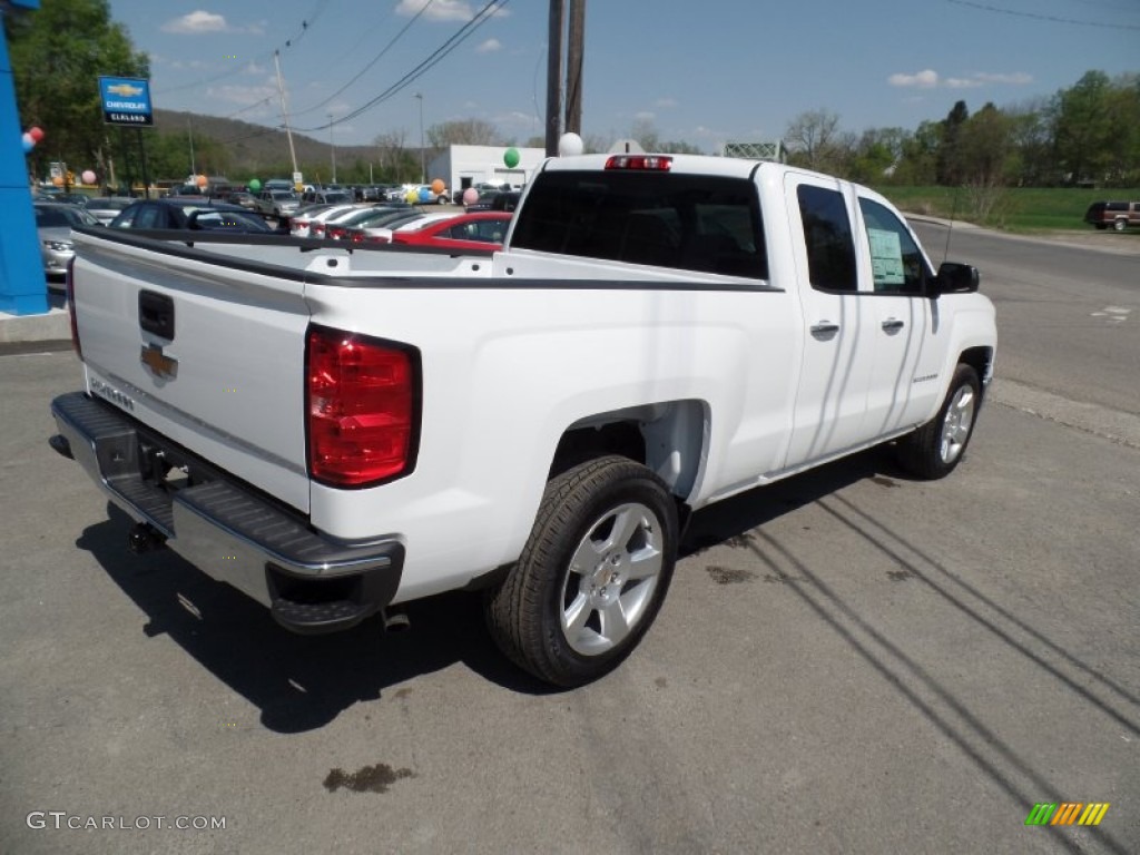 2015 Silverado 1500 WT Double Cab - Summit White / Dark Ash/Jet Black photo #4