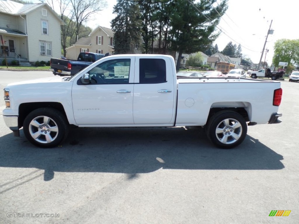 2015 Silverado 1500 WT Double Cab - Summit White / Dark Ash/Jet Black photo #7