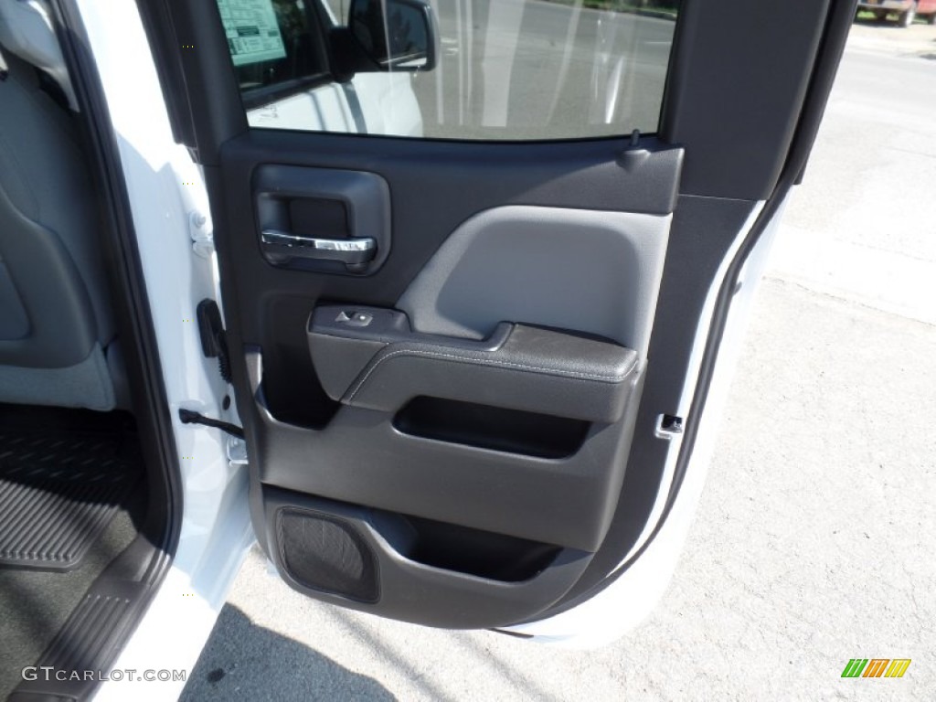 2015 Silverado 1500 WT Double Cab - Summit White / Dark Ash/Jet Black photo #22