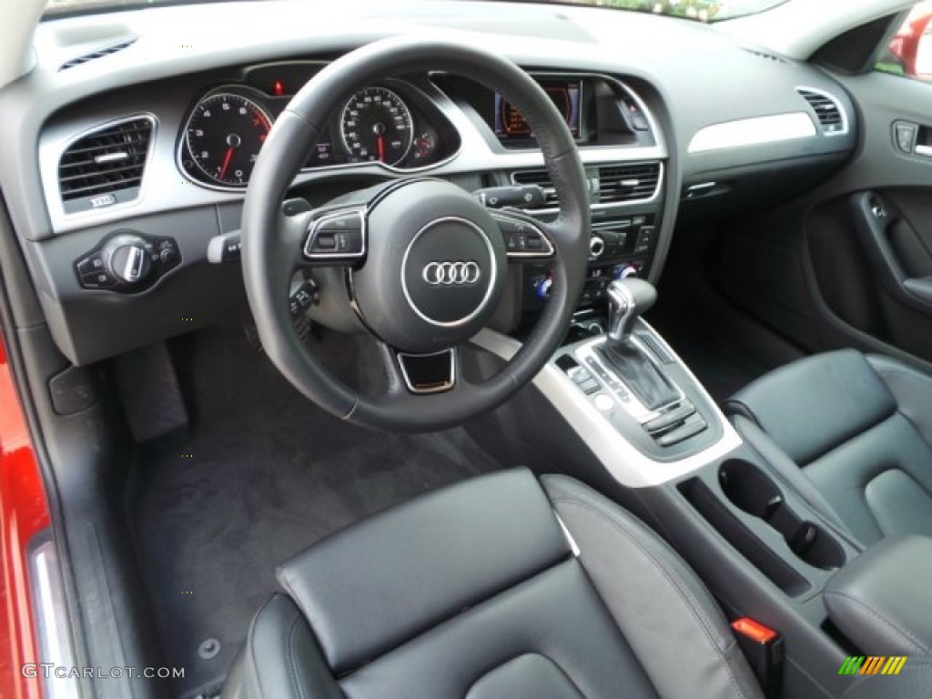 2015 A4 2.0T Premium Plus quattro - Volcano Red Metallic / Black photo #15